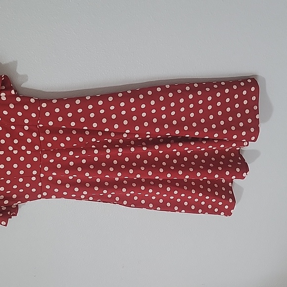 Women's Flare Sleeve Scope Neck Church Vintage Dresses Casual Party and Holiday - Picture 10 of 16